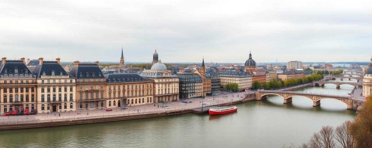 Vue du centre-ville de Bordeaux