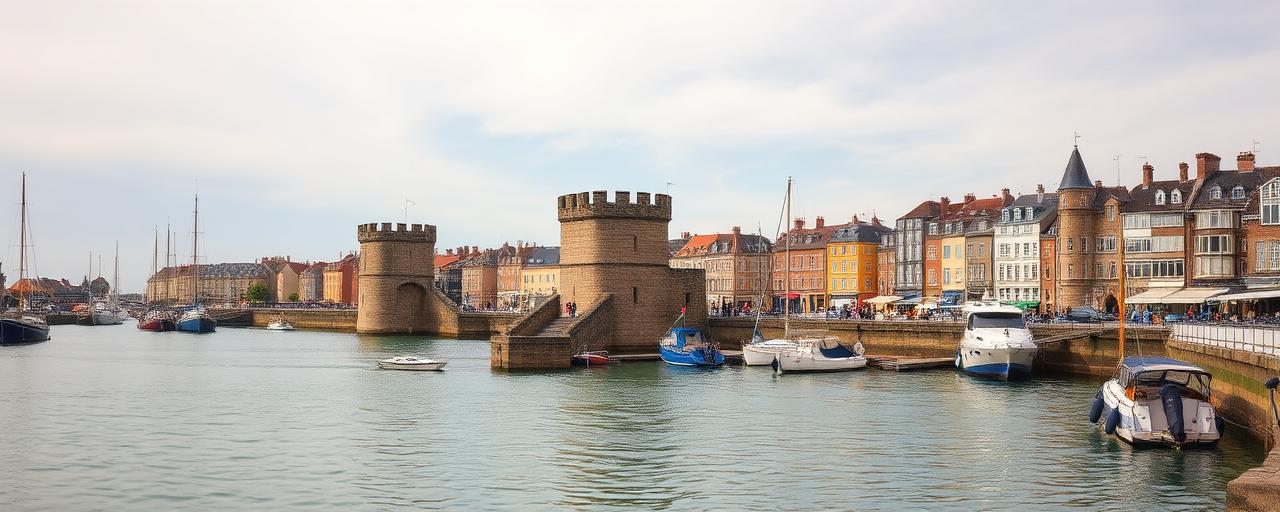 Vue du centre-ville de La Rochelle