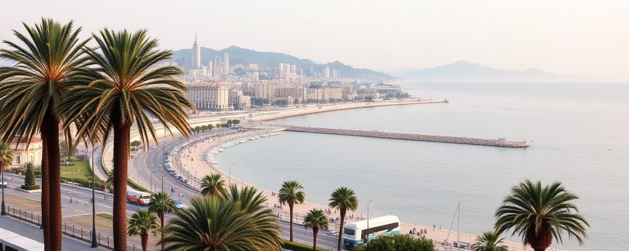 Vue du centre-ville de Nice