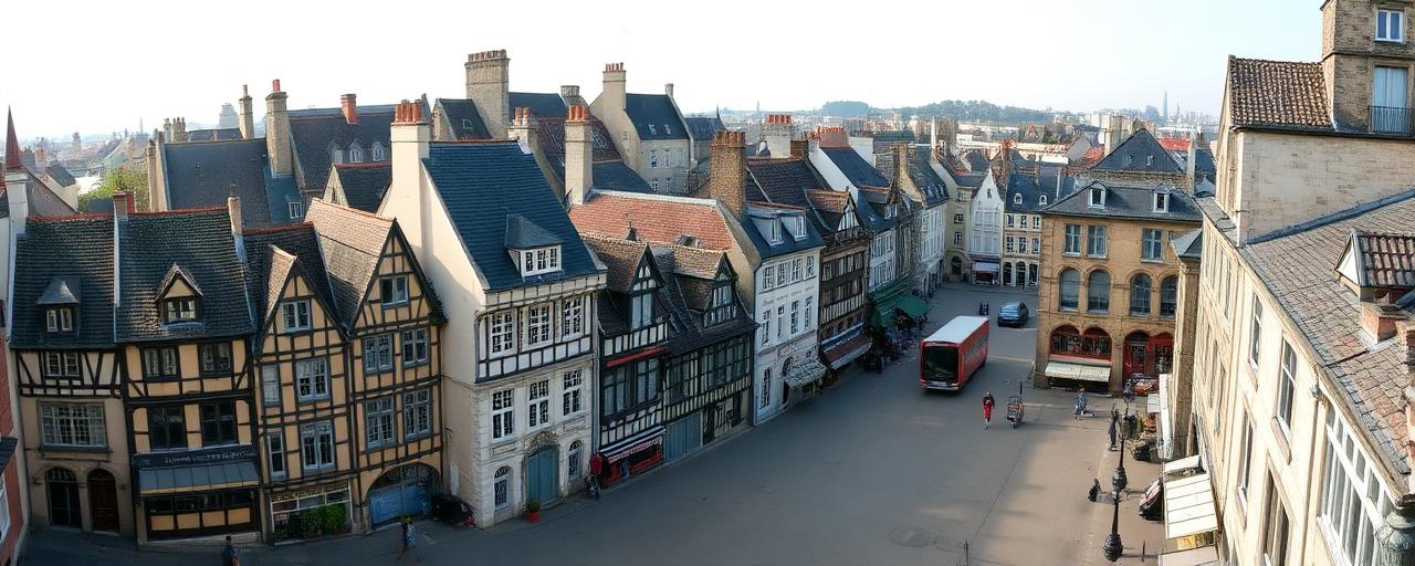 Vue du centre-ville de Rennes