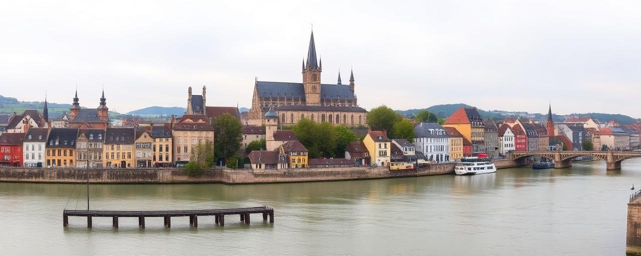 Vue du centre-ville de Tours